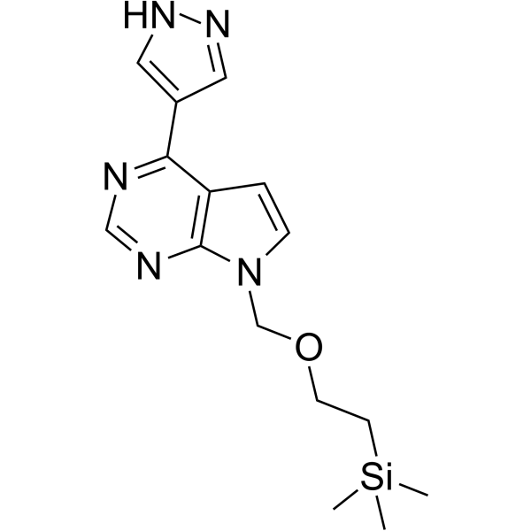 4-(1H-Pyrazol-4-yl)-7-[[2-(trimethylsilyl)ethoxy]methyl]-7H-pyrrolo[2,3-d]pyrimidine 941685-27-4